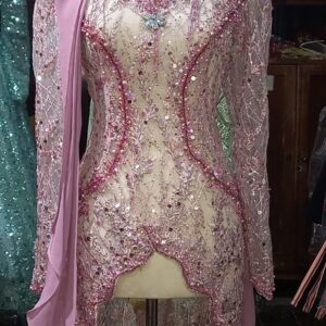 Kebaya Lamaran Pink Plus Slayer